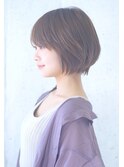 こなれミディ/前髪/黒髪/ボブルフ/ネビージュ/小顔/ワンレン