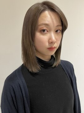 スニュウ(snuw) グレージュ/ミルクティーベージュ/韓国ヘア