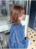 シークレットハイライトブラウンカラー透明感カラーくすみカラー