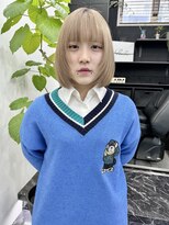 チュダック(ChuDuck)&nbsp;韓国風《ミルクティー》ハイトーン/ケアブリーチ/ダブルカラー