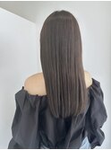 ぱつっとロング