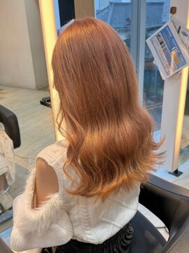 インク サカエ(inq sakae) ブリーチカラーオレンジベージュ