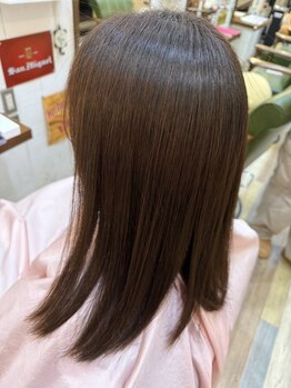 サロン ド クロック(salon de CLOCK)の写真/360°どの角度でも美しい髪へ。『髪質改善』で悩める髪をトータルリペア。見た目の艶・手触りのよい髪へ☆