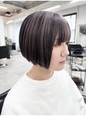 デザインハイライトボブ【博多ショート】