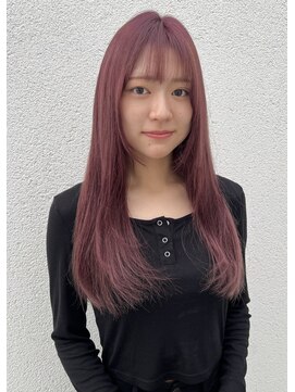 チトセ 遠石(CHITOSE) チェリーレッド×ロングレイヤー