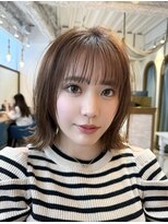 ロンドアベニール 北千住(Lond avenir)&nbsp;ミニウルフレイヤーカット顔周り前髪韓国ショートボブ/北千住