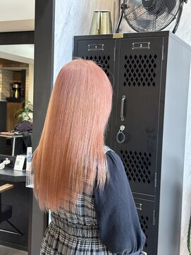 ヴァイス 渋谷店(VAICE) ピンクベージュ/ケアブリーチ/セミロング