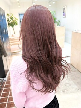 エトレ(etore) 【ブリーチなしダブルカラー】透明感カラーピンクブラウン