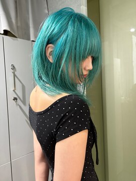 リラス 博多(rilas) ミントグリーン/アニメカラー/個性派カラー/派手髪/ハイトーン