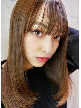 ユアーズ ヘア 恵比寿本店(youres hair) 髪質改善トリートメントで叶う美髪ストレート　艶髪　前髪