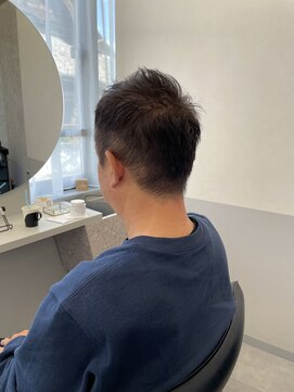 トッカ 天王寺ANNEX(tocca) メンズショート×白髪を活かしたカラー