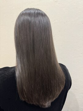 髪質改善ヘアエステサロン オプシア(OPSIA) うるサラ×暗めオリーブグレージュ