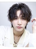 MEN’S HAIR/波巻きツイストスパイラル/リバースセンター
