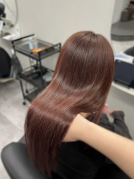 アイスプロドバイブルーム 木更津店(ice prod by bloom) 着物ヘア/ダークアッシュ/ミディアムレイヤーカット/木更津