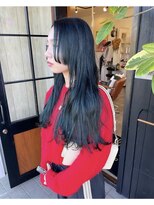 ジューダム(juudom)&nbsp;ロングヘアのブルーブラック