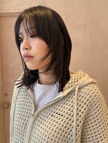 オン キャナルシティ博多前店(on) 【晴音】ミディアムウルフ/ミディアムレイヤー/20代