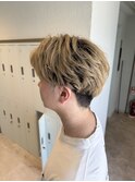 毛流れマッシュ