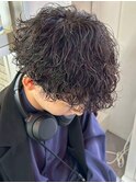 ニュアンスパーマMEN’S HAIR 波巻きツイストス パイラル