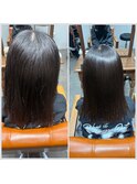 髪質改善縮毛矯正 リタッチ