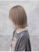 くびレイヤーエモージュ前髪モテベージュレイヤーミディ/高円寺