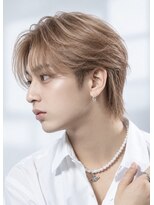 オーシャントーキョー 大阪(OCEAN TOKYO)&nbsp;ワックスなしツーブロックメンズセンターパートニュアンスパーマ