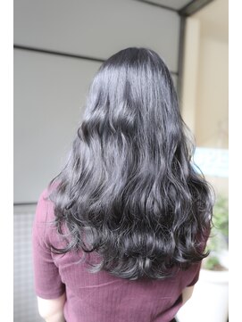 シアン 栄店(CYAN.) 【アッシュグレー】黒髪ロング