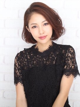 ヘアーサロン アミ(Hair Salon ami) ナチュラルひし形シルエットＢＯＢ