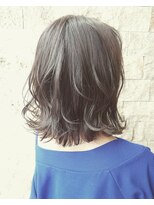 ウノプリール 京橋店(uno pulir) ゆるめウェーブボブ