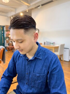 シンセリティ 宮崎市恒久店(Sincerity) オールバック+フェード