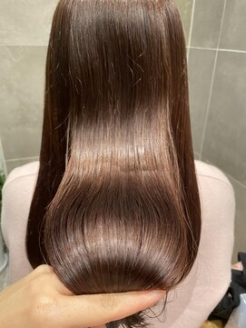 スーリール 荒戸店(Sourire) ロング×くすみレッド