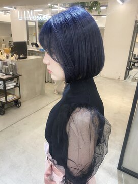 リンドトウキョウ(LINDO TOKYO) YA17_ネイビーカラー/ダブルカラー/寒色系カラー/ブルーカラー