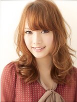 エーアイ 千石 巣鴨 白山店(Ai HAIR)&nbsp;好感度バツグンのひし形ボブは、ゆるカールで誰より可愛く