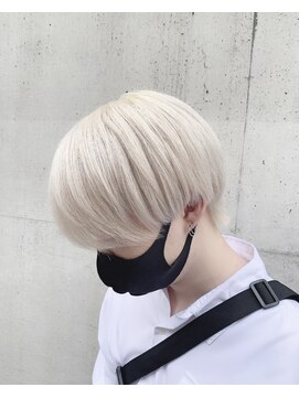 アクト(ACT) 韓国風ホワイトカラーグクテテヘア/ホワイティアッシュ