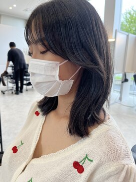 ビースト ナガウラ(BEEST) 縛れるギリギリの長さ希望の方おすすめ韓国外はねミディアム