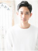 大人クールな七三分け似合わせバーバーカットf名護大東
