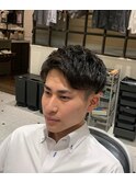 【LUDLOW BLUNT】アップバングショート バーバーヘア大阪本町