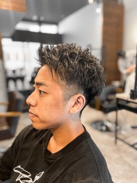 アイリーヘアデザイン(IRIE HAIR DESIGN) 【IRIE HAIR赤坂】メンズカット×アップバング×刈り上げ×束感