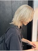 【GEEKS渋谷】レイヤーカット/ブロンド/ハイトーン/韓国風ヘア