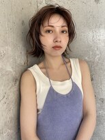 ローブ アオヤマ(LOAVE AOYAMA)&nbsp;ハイライトカラー/顔周りレイヤー/似合わせカット/表参道