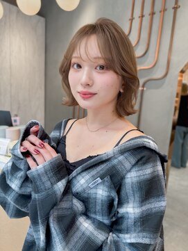 ロンド エスポワール 錦糸町(Lond espoir) 武井/小顔似合わせカット/ウェーブミディアム/メディアルカラー