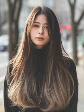 レヴ 草加店(LEV.) イメチェンホワイトブロンド美髪ワイドバング外ハネボブ