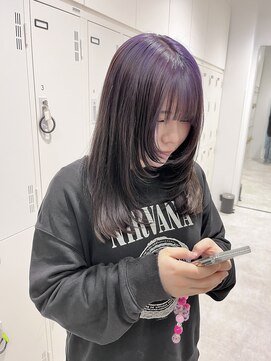 ブラウン(Brown) レイヤーカット