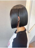暗髪/ミニボブ/切りっぱなしボブ/小顔/小手指/所沢