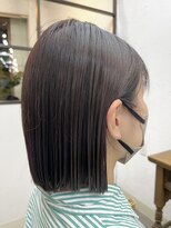 クララ 博多駅前(CLALA)&nbsp;切りっぱなしボブブラウンカラー