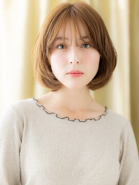 カバーヘア ブリス 戸田公園西口店(COVER HAIR bliss) 大人フェミニン前下がりAライン丸みボブTc2戸田公園20代30代40代