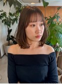 鎖骨ラインの大人可愛いボブ【中嶋翔也】