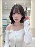 韓国くびれボブ【新宿/髪質改善/顔まわりレイヤー】