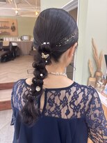 キュオンシア(CUEON. ciea)&nbsp;お呼ばれヘアセット×編みおろし