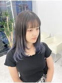 ラベンダーグラデーションで透明感ヘア◎札幌大通