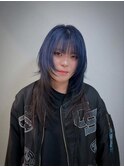 ハッシュカット！ブルールーツカラー！